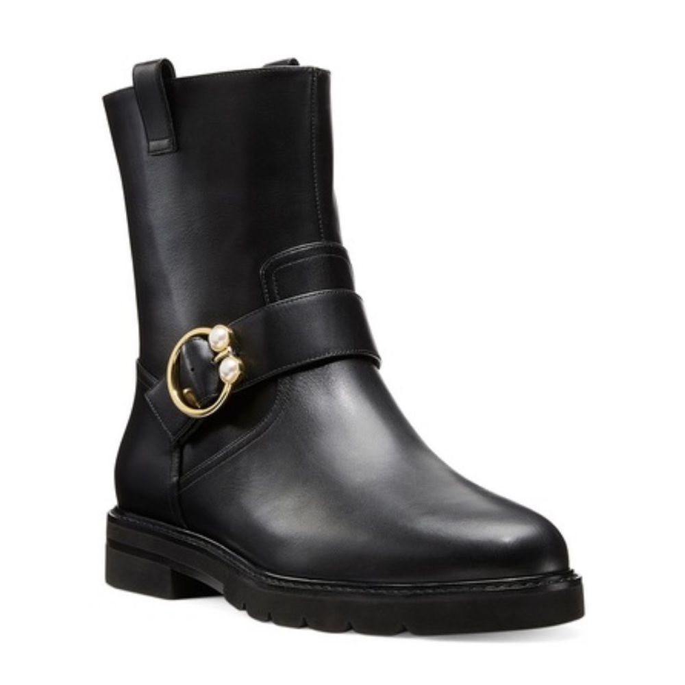 Stuart Weitzman Arlo Bootie with faux pearl - Picture 2 of 6